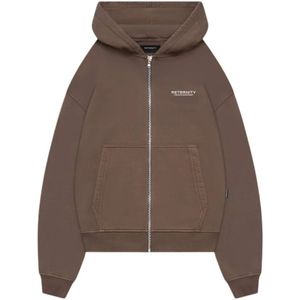 Reternity, Heren, Sweatshirts & Hoodies, Bruin, Maat: S Katoen,