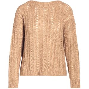 H2O, Dames, Truien, Beige, Maat: S Wol,