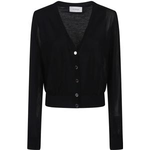 Max Mara, Dames, Truien, Zwart, Maat: XS Wol,