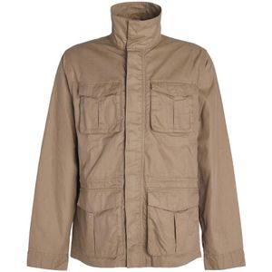 Barbour, Heren, Jassen, Bruin, Maat: S Katoen,