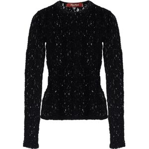 Max Mara Studio, Dames, Truien, Zwart, Maat: M