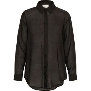 My Essential Wardrobe, Dames, Blouses & Shirts, Zwart, Maat: M