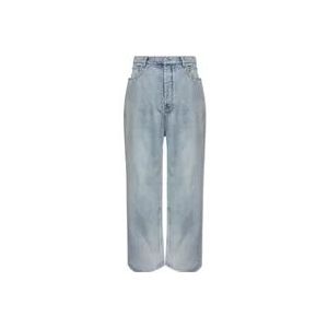 Balenciaga Baggy jeans , Blue , Heren , Maat: XS