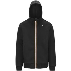 K-Way, Heren, Sweatshirts & Hoodies, Zwart, Maat: S Poliester,
