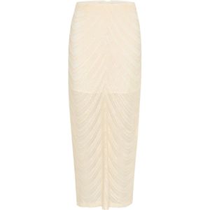 Gestuz, Dames, Rokken, Beige, Maat: L Viscose,