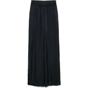 Aspesi, Dames, Broeken, Blauw, Maat: 2XS Zijde,