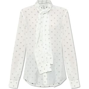 Acne Studios, Dames, Blouses & Shirts, Wit, Maat: M