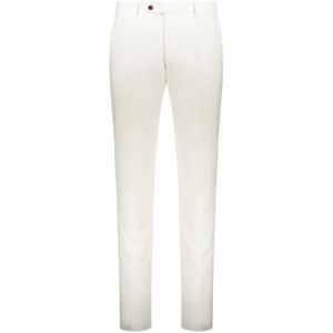 Moorer, Heren, Broeken, Wit, Maat: M Katoen,