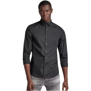 G-star, Heren, Overhemden, Zwart, Maat: XS