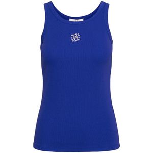 &Co Woman, Dames, Tops, Blauw, Maat: XS Katoen,