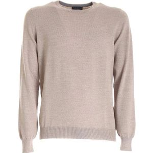 Paolo Fiorillo Capri, Heren, Truien, Beige, Maat: 3XL Wol,
