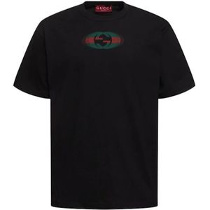 Gucci, Heren, Tops, Zwart, Maat: XS Katoen,