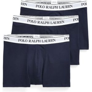 POLO RALPH LAUREN - Boxershorts - Marineblauw - Katoen - Set van 3