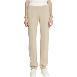 John Richmond, Dames, Broeken, Beige, Maat: M Fleece,