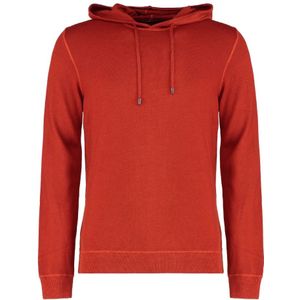 Moorer, Heren, Sweatshirts & Hoodies, Oranje, Maat: XL Wol,