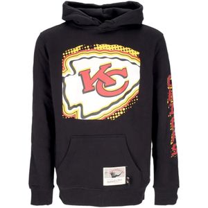 Mitchell & Ness, Heren, Sweatshirts & Hoodies, Zwart, Maat: L Katoen,