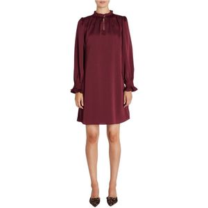 Bruuns Bazaar, Dames, Jurken, Rood, Maat: XL Poliester,