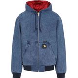 Carhartt Wip, Heren, Jassen, Blauw, Maat: M Denim,