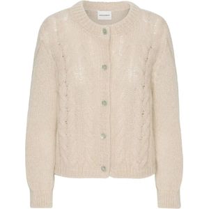 Americandreams, Dames, Truien, Beige, Maat: L Wol,