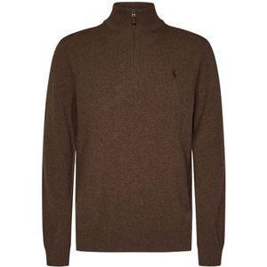 Polo Ralph Lauren, Heren, Truien, Bruin, Maat: M Wol,