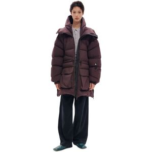 Bacon Clothing, Dames, Mantels, Rood, Maat: XS Polyamide,