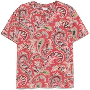 Etro, Heren, Tops, Roze, Maat: L