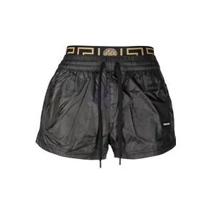 Versace Zwarte Bermuda Shorts voor de zomer , Black , Dames , Maat: S