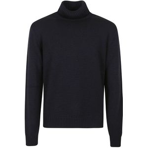 Zanone, Heren, Truien, Blauw, Maat: L Wol,