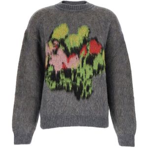 Msgm, Dames, Truien, Veelkleurig, Maat: S Wol,