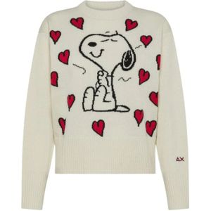 Sun68, Dames, Truien, Beige, Maat: S