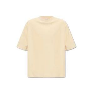 Burberry T-shirt met logo , Yellow , Dames , Maat: M