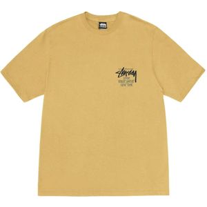 Stüssy, Heren, Tops, Geel, Maat: S Katoen,