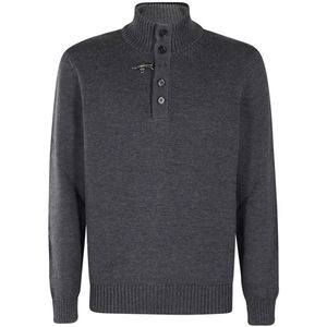 Fay, Heren, Truien, Grijs, Maat: S