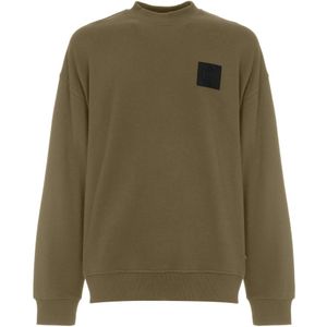 Roberto Cavalli, Heren, Sweatshirts & Hoodies, Groen, Maat: L