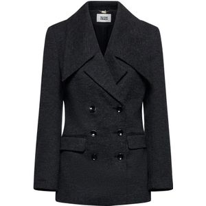 Silvian Heach, Dames, Jassen, Grijs, Maat: S Viscose,