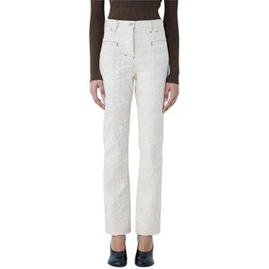 Jacquemus, Dames, Jeans, Beige, Maat: W28 Katoen,