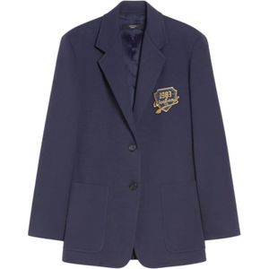 Weekend, Dames, Jassen, Blauw, Maat: L Katoen,