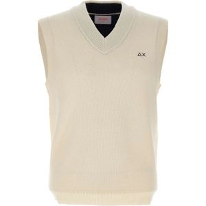 Sun68, Heren, Truien, Wit, Maat: S Wol,