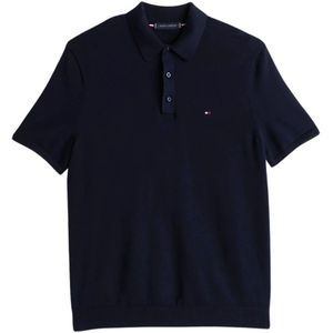 Tommy Hilfiger, Heren, Tops, Blauw, Maat: L Katoen,