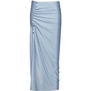 Rabanne, Dames, Rokken, Blauw, Maat: M Polyamide,