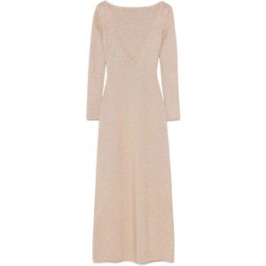 Max Mara, Dames, Jurken, Beige, Maat: M
