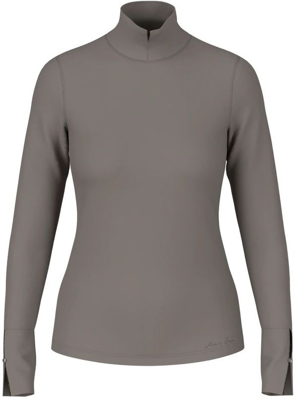 Shirt met lange mouwen en opstaande kraag