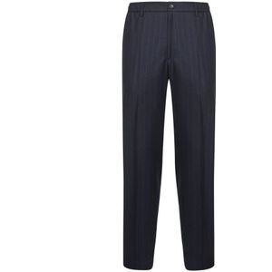 Tagliatore, Heren, Broeken, Blauw, Maat: S Wol,