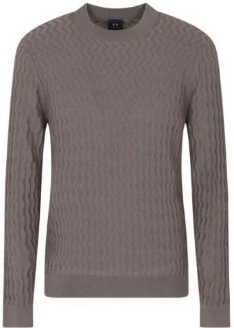 Armani Exchange - Xm 001560 Af 11982 - Crew Neck Sweater - Bruin - Wol