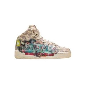 Nike Beperkte oplage Mid Louis Vuitton Graffiti , Multicolor , Heren , Maat: 38 1/2 EU