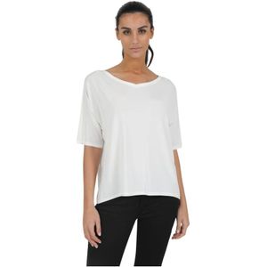 Via Masini 80, Dames, Tops, Wit, Maat: L