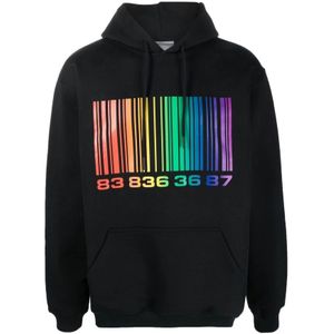 Vtmnts, Heren, Sweatshirts & Hoodies, Zwart, Maat: M Katoen,