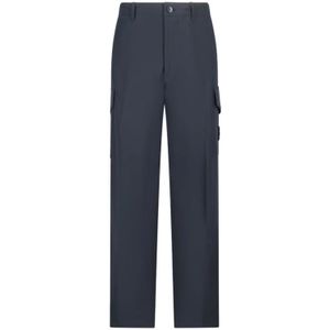 Stone Island, Heren, Broeken, Blauw, Maat: W30