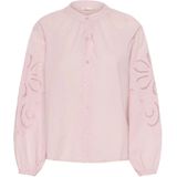 Cream, Dames, Blouses & Shirts, Roze, Maat: S Katoen,