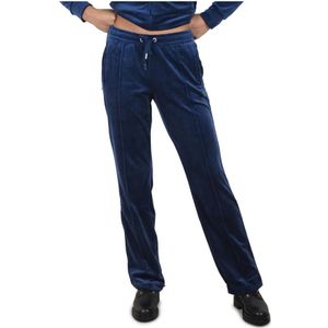 Juicy Couture, Dames, Broeken, Blauw, Maat: S Poliester,